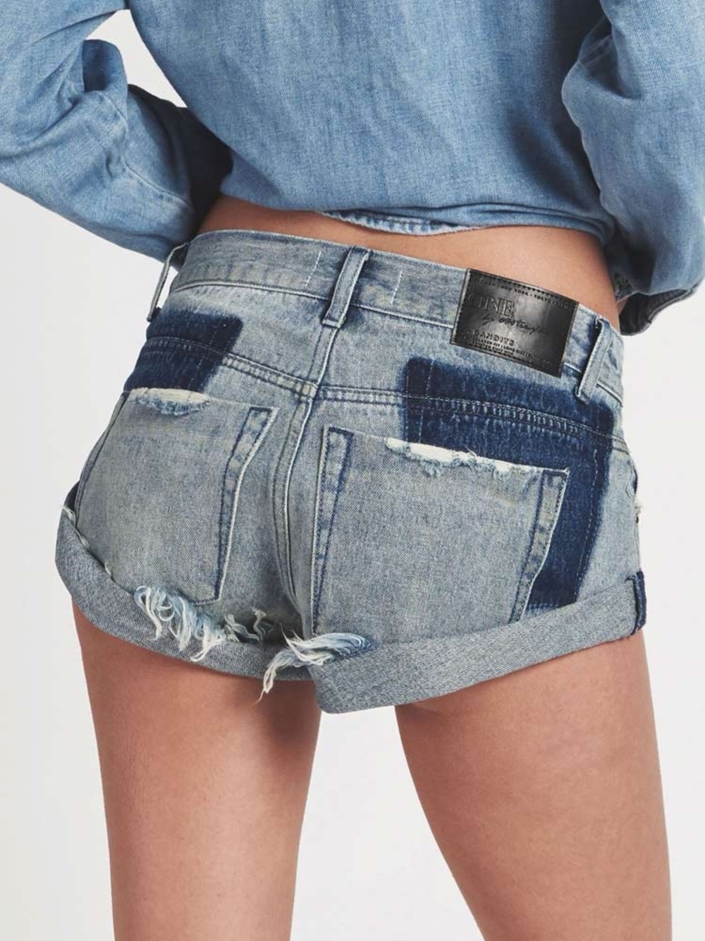 NWT One Teaspoon Bandits Denim Short Size 22